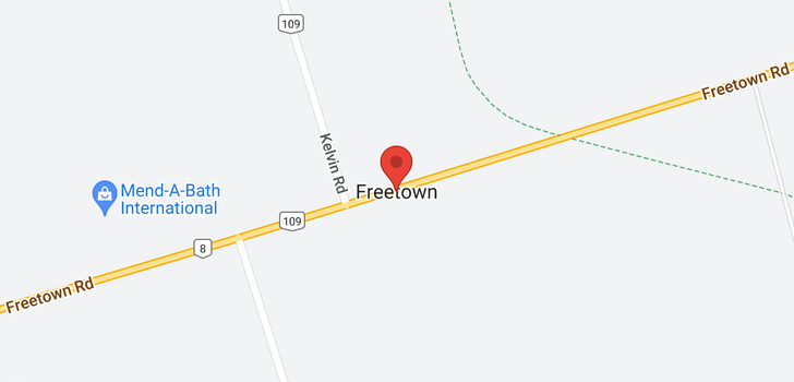 map of 1479 Freetown Rd